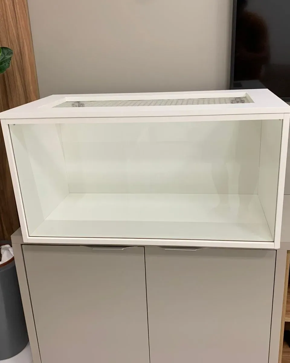 Therrário 80 × 50 × 50 cm — Linha White